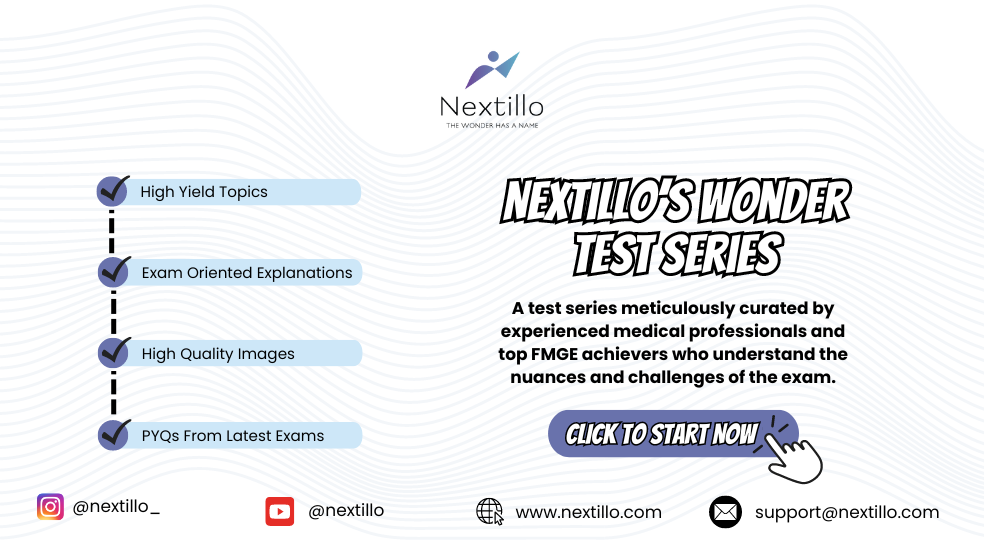 Nextillo Wonder Test Series for FMGE